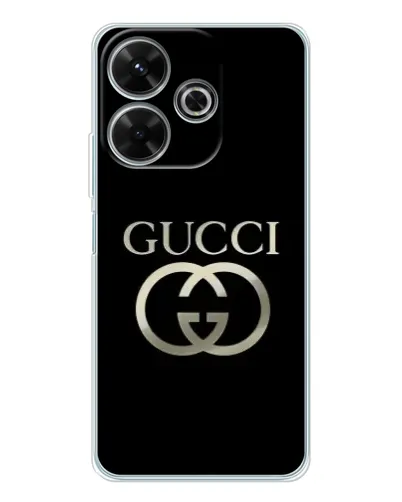 Чехол для Vivo T4R 5G с картинкой «Gucci — золото на черном» Чехол для Vivo T4R 5G с картинкой «Gucci — золото на черном»