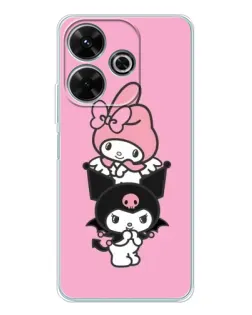 Чехол для Vivo T4R 5G с картинкой «My Melody и Kuromi»