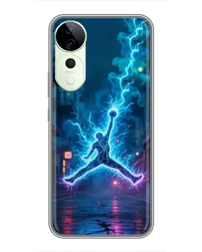Чехол для ViVO T5e с картинкой «Jordan Gold Jumpman»