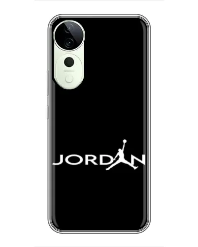 Чехол для ViVO T5e с картинкой «Jordan White Logo»