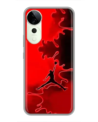 Чехол для ViVO T5e с картинкой «Jordan Red Smoke»