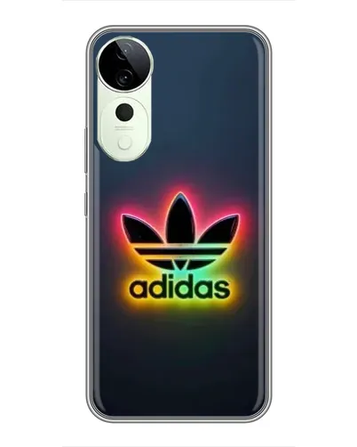 Чехол для ViVO T5e с картинкой «Неоновый Adidas»