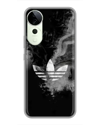 Чехол для ViVO T5e с картинкой «Абстрактный дым Adidas»