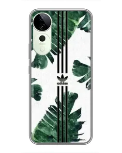 Чехол для ViVO T5e с картинкой «Пальмовые листья адидас»