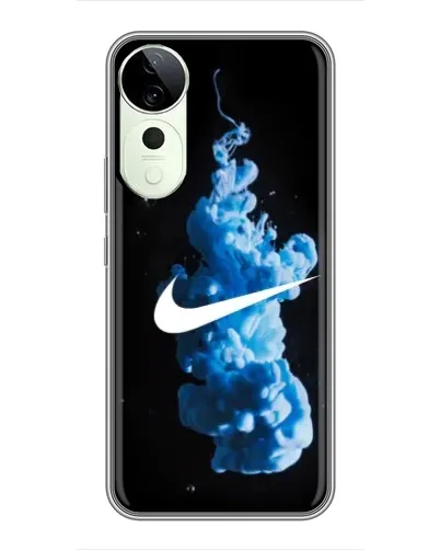 Чехол для ViVO T5e с картинкой «Nike и синий дым»