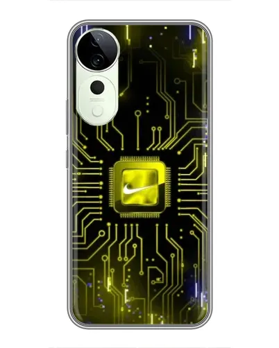 Чехол для ViVO T5e с картинкой «Nike — золотая искра»