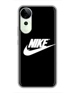 Чехол для ViVO T5e с картинкой «Мазки краски Nike»