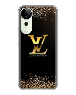 Чехол для ViVO T5e с картинкой «LV — золотые искры»