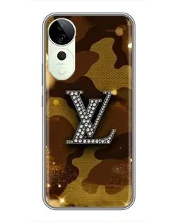 Чехол для ViVO T5e с картинкой «Камуфляжный Louis Vuitton»