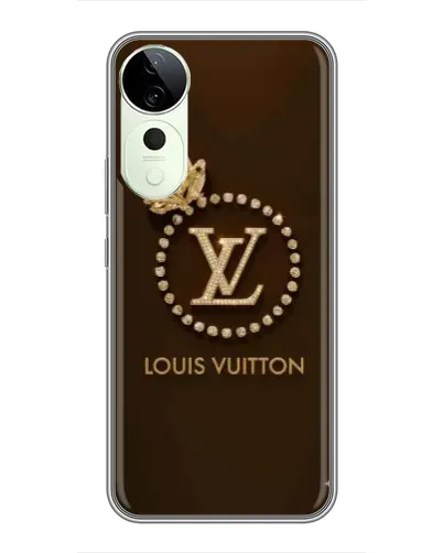 Чехол для ViVO T5e с картинкой «LV — золотая печать»