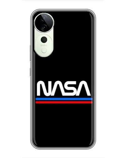 Чехол для ViVO T5e с картинкой «NASA — классика Red Blue» Чехол для ViVO T5e с картинкой «NASA — классика Red Blue»