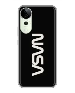 Чехол для ViVO T5e с картинкой «NASA — вертикальный логотип» Чехол для ViVO T5e с картинкой «NASA — вертикальный логотип»