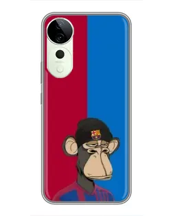 Чехол для ViVO T5e с картинкой «Bored Ape — фанат Барсы»
