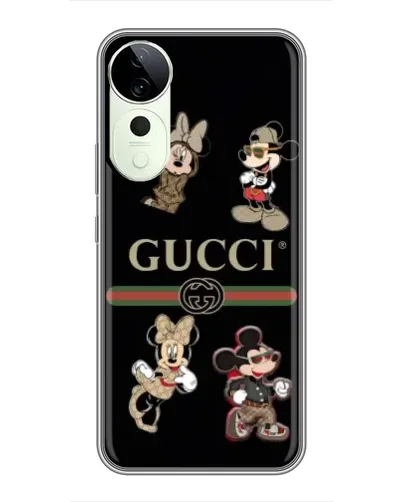Чехол для ViVO T5e с картинкой «Gucci — герои Disney и монограмма» Чехол для ViVO T5e с картинкой «Gucci — герои Disney и монограмма»