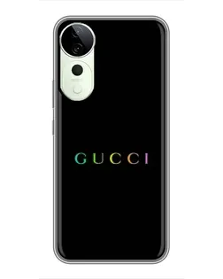 Чехол для ViVO T5e с картинкой «Gucci — неоновый минимализм»