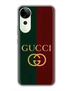 Чехол для ViVO T5e с картинкой «Gucci — темно-зеленый градиент»