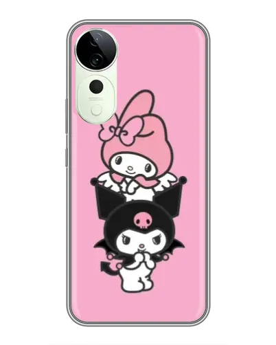 Чехол для ViVO T5e с картинкой «My Melody и Kuromi»