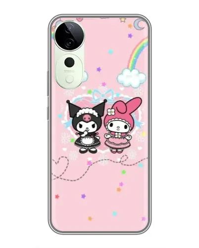 Чехол для ViVO T5e с картинкой «My Melody и Kuromi»