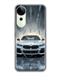 Чохол для ViVO T5e з картинкою «BMW у світлі фар»