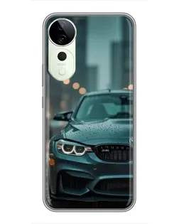 Чохол для ViVO T5e з картинкою «BMW у вогнях міста»
