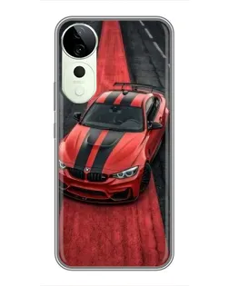 Чохол для ViVO T5e з картинкою «BMW на червоній доріжці»