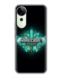 Чехол для ViVO T5e с картинкой «Minecraft Diamond лого»