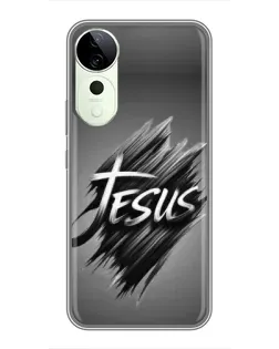 Чехол для ViVO T5e с картинкой «Надпись Jesus Graffiti»