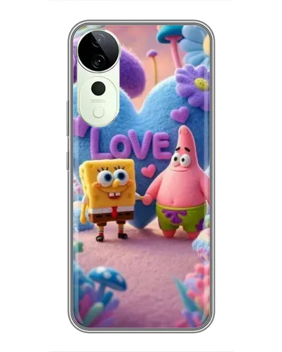 Чехол для ViVO T5e с картинкой «Губка Боб Патрик»