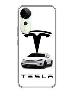 Чохол для ViVO T5e з картинкою «Tesla White Style» Чохол для ViVO T5e з картинкою «Tesla White Style»