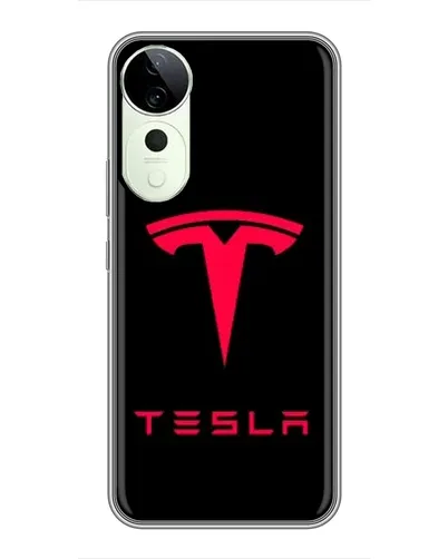 Чехол для ViVO T5e с картинкой «Tesla Red Logo» Чехол для ViVO T5e с картинкой «Tesla Red Logo»