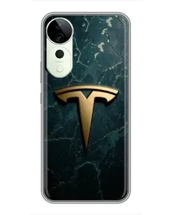 Чохол для ViVO T5e з картинкою «Мармурова Tesla Gold» Чохол для ViVO T5e з картинкою «Мармурова Tesla Gold»