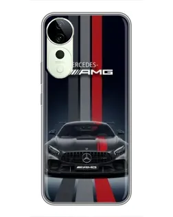 Чехол для ViVO T5e с картинкой «Mercedes — белый карбон» Чехол для ViVO T5e с картинкой «Mercedes — белый карбон»