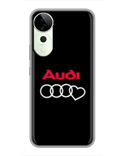 Чехол для ViVO T5e с картинкой «Логотип Audi Heart»