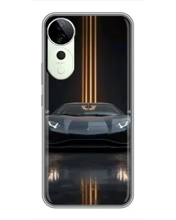 Чехол для ViVO T5e с картинкой «Lamborghini золотые линии» Чехол для ViVO T5e с картинкой «Lamborghini золотые линии»