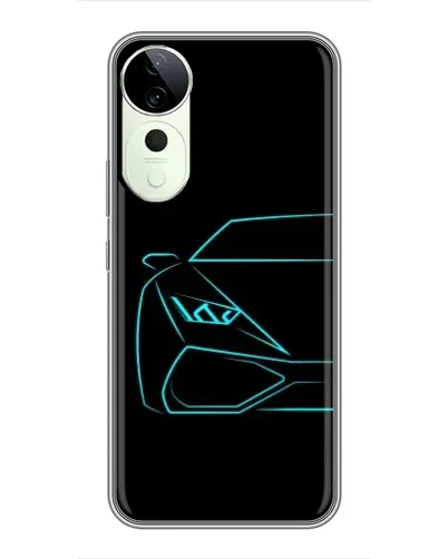 Чехол для ViVO T5e с картинкой «Голубой силуэт Lamborghini» Чехол для ViVO T5e с картинкой «Голубой силуэт Lamborghini»