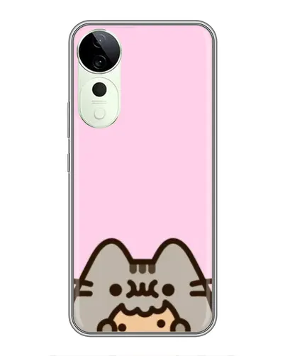 Чехол для ViVO T5e с картинкой «Pusheen и печенье» Чехол для ViVO T5e с картинкой «Pusheen и печенье»