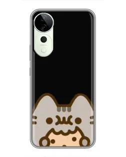 Чохол для ViVO T5e з картинкою «Пушин на чорному»