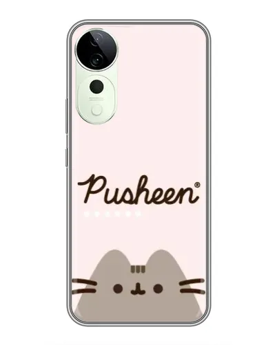 Чехол для ViVO T5e с картинкой «Pusheen логотип» Чехол для ViVO T5e с картинкой «Pusheen логотип»