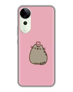 Чохол для ViVO T5e з картинкою «Pusheen серце»