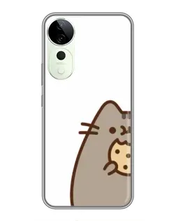 Чохол для ViVO T5e з картинкою «Пушин з печивом»