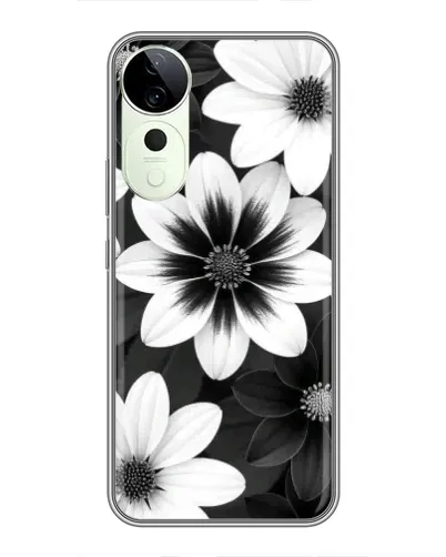 Чехол для ViVO T5e с картинкой «Монохромные астры» Чехол для ViVO T5e с картинкой «Монохромные астры»