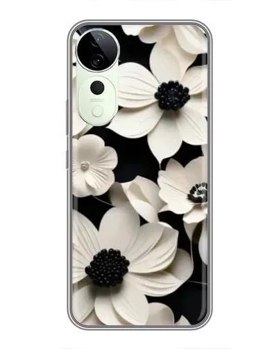 Чехол для ViVO T5e с картинкой «Объемные белые цветы» Чехол для ViVO T5e с картинкой «Объемные белые цветы»