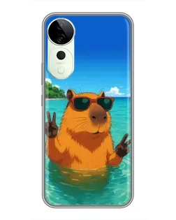 Чехол для ViVO T5e с картинкой «Морская капибара» Чехол для ViVO T5e с картинкой «Морская капибара»