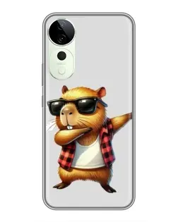 Чехол для ViVO T5e с картинкой «Капибара рэпер даб» Чехол для ViVO T5e с картинкой «Капибара рэпер даб»