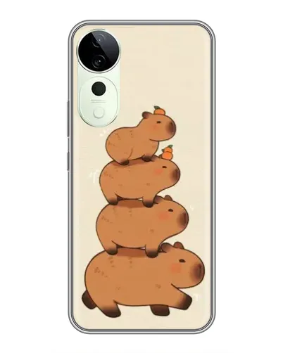 Чехол для ViVO T5e с картинкой «Башня из капибар»