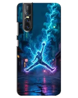 Чехол для Vivo V15 Pro с картинкой «Jordan Gold Jumpman»