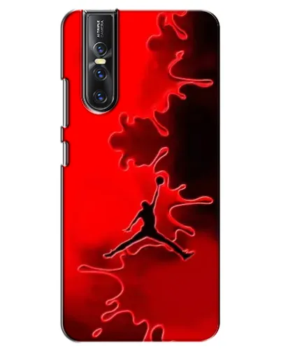 Чехол для Vivo V15 Pro с картинкой «Jordan Red Smoke» Чехол для Vivo V15 Pro с картинкой «Jordan Red Smoke»