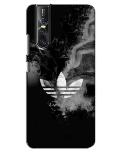 Чехол для Vivo V15 Pro с картинкой «Абстрактный дым Adidas»