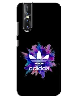Чехол для Vivo V15 Pro с картинкой «Взрыв красок Adidas»