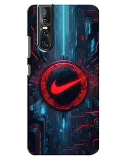 Чехол для Vivo V15 Pro с картинкой «Техногенный стиль Nike» Чехол для Vivo V15 Pro с картинкой «Техногенный стиль Nike»